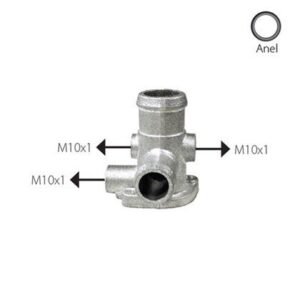 Conector entrada Agua Cabecote ( 3 Rosca 10 Mm )