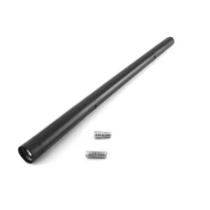 Haste Antena Preta C/adaptador 5/6mm Curto