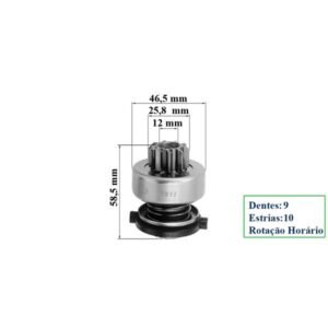 Impulsor de Partida (bendix)