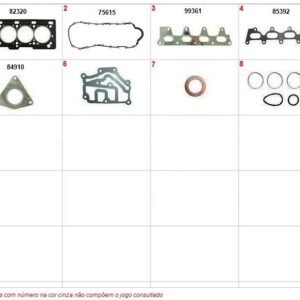Jogo Junta Motor Completo S/retentor