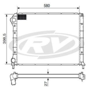 Radiador Motor C/ar S/ar