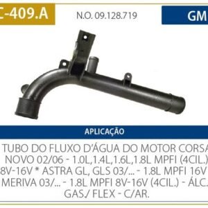 Tubo Agua Motor C/ar