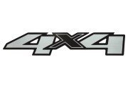 EMBLEMA 4X4 ACO ESCOVADO
