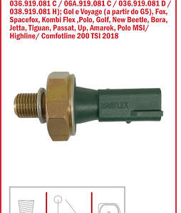 INTERRUPTOR PRESSAO OLEO 4,5 BAR