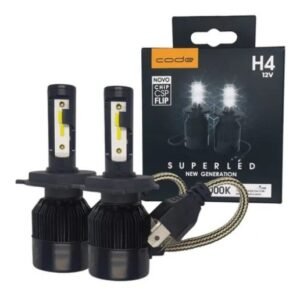 LAMPADA SUPER LED H4 6000K 3200 LUMENS