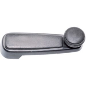 MANIVELA (MACANETA)  VIDRO METAL PRETA
