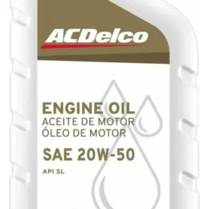 OLEO MOTOR MINERAL 20W50 API SL ACDELCO