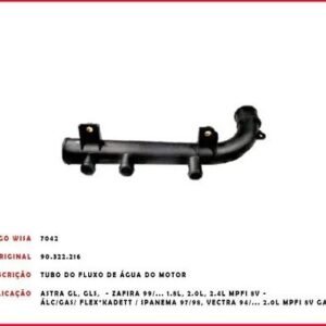 TUBO AGUA MOTOR 3SAIDAS