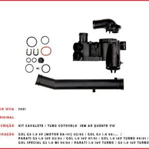CARCACA VALVULA TERMOSTATICA CAVALETE TUBO S/SENSOR