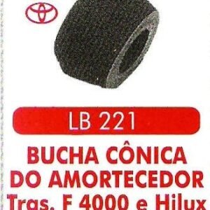 BUCHA CONICA  AMORTECEDOR TRASEIRO