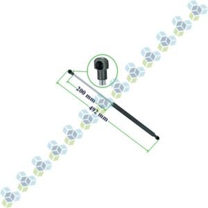 AMORTECEDOR TAMPA TRAS(PORTA MALA) 477MM 37KG