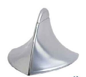 ANTENA DECORATIVA TUBARAO CROMADA