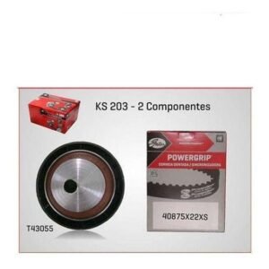 CORREIA COMANDO MOTOR 119 DENTES KIT C/TENSOR