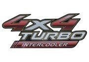 EMBLEMA ADESIVO 4X4 TURBO INTERCOOLER