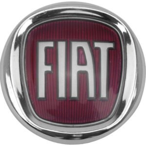 EMBLEMA GRADE FRONTAL FIAT VERMELHO MALA