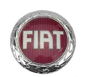 EMBLEMA LOGO FIAT VERMELHO P/MALA