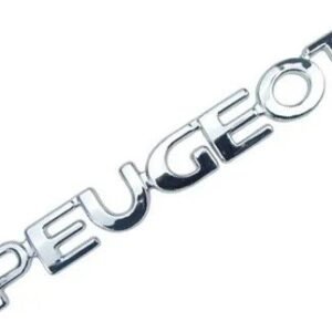 EMBLEMA PEUGEOT CROMADO