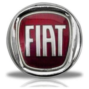 EMBLEMA TAMPA TRAS FIAT VERMELHO