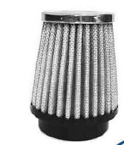 FILTRO AR ESPORTIVO ALTO TECIDO 52MM BRANCO