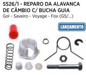 KIT REPARO  ALAVANCA CAMBIO COMPLETO