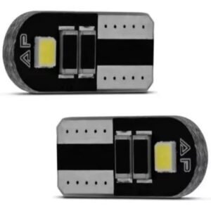 LAMPADA LED 12V 2W 20W T10 SLIM ESMAGADA PINGAO BR
