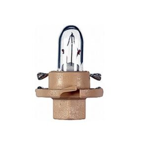 LAMPADA PAINEL 12V 1,5W BX8,4D BASE PLASTICA CINZA