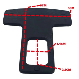 LINGUETA CINTO SEGURANCA PLASTICO