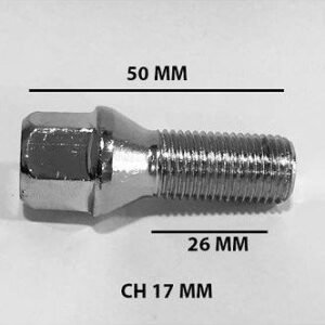 PARAFUSO RODA CR MULTI CONICO PGV 12X1,5X25