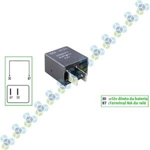 RELE MINI AUXILIAR 12V 2T