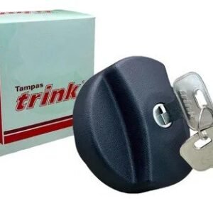 TAMPA TANQUE COMBUSTIVEL C/CHAVE C/ROSCA VEDADA PRETA