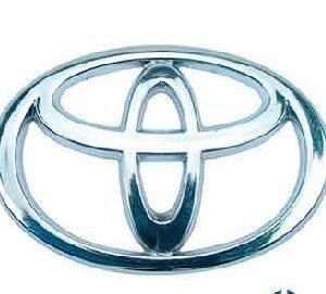 EMBLEMA LOGOTIPO TOYOTA P/ MALA CROMADO