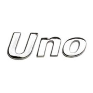 EMBLEMA (UNO) CROMADO