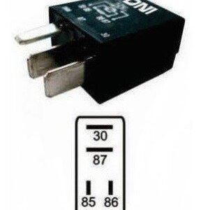 RELE MINI AUXILIAR 4 TERMINAL ( DNI )