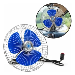 VENTILADOR AUTOMOTIVO 8 POLEGADAS 12V CABO 1,5 M