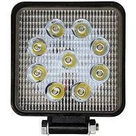 FAROL AUXILIAR QUADRADO LED 9 LED