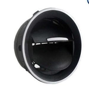 DIFUSOR AR LATERAL PRETO C/ARO PRATA