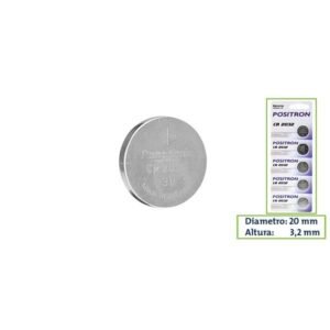 PILHA LITHIUM 3V 20X3,2MM (MOEDA)CR2032