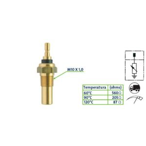 SENSOR TEMPERATURA  AGUA INDICADOR  PAINEL